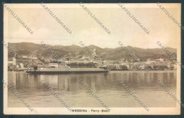 Messina Città Ferryboat Cartolina ZB9593 - Messina
