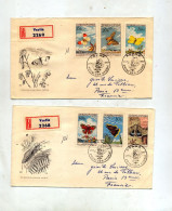 Lettre  Recommandée Fdc 1961 Papillon - FDC