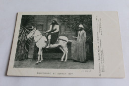 égyptienne Et Donkey Boy - Cairo