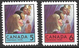 CANADA - 1969 - NATALE - SERIE 2 VALORI - MNH** (YVERT 397\8 - MICHEL 444\5) - Ungebraucht