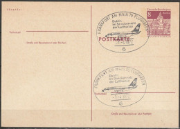 Berlin Ganzsache 1969 Mi.-Nr. P 76 Erstflugstempel Frankfurt -Dublin 1.4.72  ( PK 263 ) - Postkaarten - Gebruikt