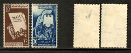 EGYPT    Scott # 366-7* MINT LH (CONDITION PER SCAN) (Stamp Scan # 1038-7) - Nuevos