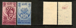 EGYPT    Scott # 378-9* MINT LH (CONDITION PER SCAN) (Stamp Scan # 1038-8) - Nuevos