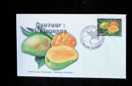 CL, FDC, Premier Jour, Polynésie Française, Papeete, 6 Aout 2010, Senteur: La Mangue - Storia Postale