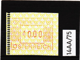 14AA/75  ÖSTERREICH 1983 AUTOMATENMARKEN 1. AUSGABE  40,00 SCHILLING   ** Postfrisch - Automatenmarken [ATM]