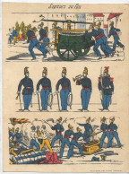 CARTE METIERS SAPEURS POMPIERS - Feuerwehr