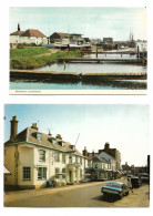2 Postcards Lot UK Suffolk Southwold Blackshore & The Crown Hotel Unposted - Altri & Non Classificati