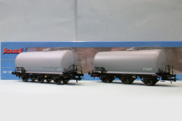 Jouef - 2 WAGONS CITERNE à 3 ESSIEUX Bruyere Eberlet ép. IV Réf. HJ6248 Neuf NBO HO 1/87 - Güterwaggons