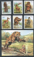 (lot 6) Afghanistan ** Série De Tbres + Bloc - Animaux Préhistoriques - Afghanistan