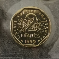 2 FRANCS 1999 BU SEMEUSE 25500 EX. / SCELLEE DU COFFRET / FRANCE - 2 Francs