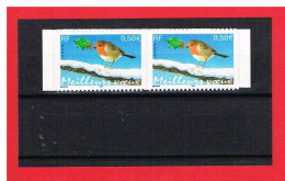 FRANCE - 2003 -  ADHESIFS** -  2 TIMBRES - N°37 Ou N°3622  -  MEILLEURS VOEUX - Y & T - COTE 3.20 € - Unused Stamps