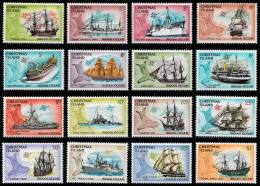 1972/73 Christmas Island Saling Ships MNH** Tr139 - Ships