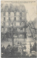 CARTE METIERS SAPEURS POMPIERS. INCENDIE DE LA MAISON LAURETTE EN 1904 - Sapeurs-Pompiers