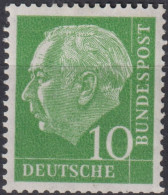 1954 BRD ** Mi:DE 183xWv, Sn:DE 708, Yt:DE 67, Sg:DE 1109, AFA:DE 1146, Un:DE 67, Typ II, Professor Dr. Heuss - Unused Stamps