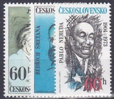 ** Tchécoslovaquie 1974 Mi 2180-2 (Yv 2025-7), (MNH)** - Nuevos