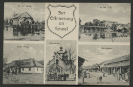 01313*UKRAINE*ZUR ERINNERUNG AN KOWEL*MULTIVIEW FELDPOSTKARTE*1917 - Oekraïne