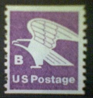 United States, Scott #1820, Used(o), 1981, Rate Change "B" Eagle , (18¢), Violet - Gebraucht