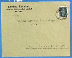 Allemagne Reich 1924 - Lettre De Floha - G31330 - Cartas & Documentos