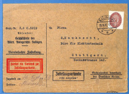 Allemagne Reich 1930 - Lettre De Balingen - G31327 - Brieven En Documenten