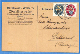 Allemagne Reich 1926 - Carte Postale De Dillingen - G31305 - Brieven En Documenten