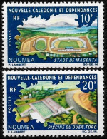 Nouvelle Calédonie 1967 - Yvert N° 337/338 - Michel N° 434/435 ** - Ongebruikt