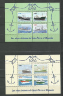 Saint Pierre Et Miquelon  Blocs  N° 4  Et 5   Vieux   Bâteaux " Neufs * * TB = MNH VF Voir Scans  Soldés  ! ! ! - Blokken & Velletjes