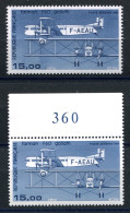 RC 27269 FRANCE N° 57 + 57b POSTE AERIENNE PAPIER NORMAL + COUCHÉ VENDU A LA FACIALE NEUFS ** MNH TB - 1960-.... Postfris