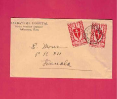 Lettre De 1947 Pour Le Cameroun - YT N°  256 X 2 - Série De Londres - Cartas & Documentos