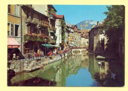 74. ANNECY – Ses Vieux Quartiers – Le Pittoresque Quai De L'Isle Au Bord Du Thiou (animée) - Annecy-le-Vieux