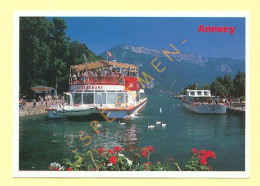 74. ANNECY – Le Port Et Le Mont Veyrier (animée)(bateaux) - Annecy-le-Vieux
