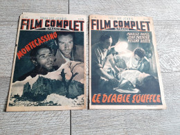 2 Revues Film Complet Montecassino Le Diable Souffle 1948 Cinéma - Film/ Televisie