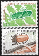 Nouvelle Calédonie 1977 - Yvert N° 406/407 - Michel N° 589/590  ** - Unused Stamps