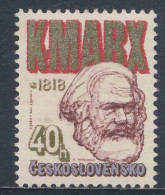 Tschechoslowakei Czechoslovakia 1978 Mi 2422 YT 2255 SG 2384 ** Karl Marx - 160. Geburtstag / Historian, Journalist, - Karl Marx