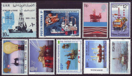 OIL PLATFORM FROM SEA - BIG LOT - **MNH - Petrolio