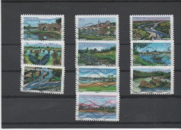 FRANCE 2013   CROIX-ROUGE   LES PETITS RUISSEAUX FONT LES GRANDES RIVIERES    SERIE DE 10 TIMBRES AUTOADHESIFS OBLITERES - Used Stamps