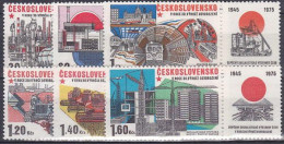 ** Tchécoslovaquie 1975 Mi 2285-90 Zf (Yv 2128-33 Avec Vignettes), (MNH)** - Nuovi