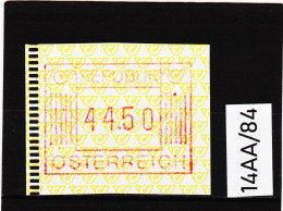 14AA/84  ÖSTERREICH 1983 AUTOMATENMARKEN 1. AUSGABE  44,50 SCHILLING   ** Postfrisch - Machine Labels [ATM]