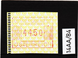 14AA/84  ÖSTERREICH 1983 AUTOMATENMARKEN 1. AUSGABE  44,50 SCHILLING   ** Postfrisch - Automatenmarken [ATM]