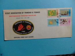 S3 FDC TRINIDAD & TOBAGO 1978 / FIRST DAY OF ISSUE / SCOUT ASSOCIATION / YVERT 372 / 376 - Trinidad En Tobago (1962-...)