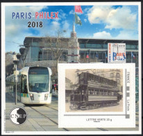 FRANCE CNEP 78  - PARIS PHILEX 2018     - TRAM - TRAMWAY - CNEP