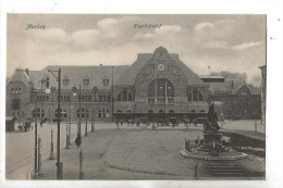 Aachen Ou Aix-la-Chapelle (Allemagne, Rhénanie-du-Nord-Westphalie) :Hauptbahnhof Im 1910 (lebendig) PF - Aachen