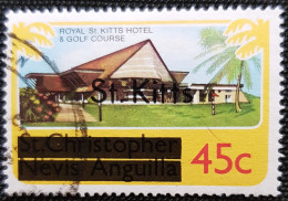 St.Kitts 1980 Stamps Of St. Kitts-Nevis Overprinted "St Kitts"  Stampworld N° 8 - St.Kitts En Nevis ( 1983-...)