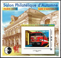 FRANCE BLOC CNEP 81 Salon Philatélique D'Automne, Paris 2019 - Gare D'Austerlitz - CNEP