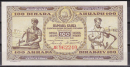 Yugoslavia-100 Dinara 1946 UNC - Yougoslavie