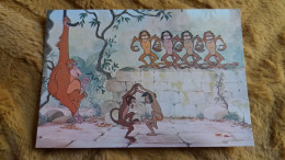 CPSM DISNEY LE LIVRE DE LA JUNGLE JUNGLE BOOK MOWGLI CHEZ LES SINGES DANSE ROI KING ED EDICORNA - Other & Unclassified