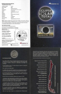 #2617C CHILE 2019 ASTRONOMY SOLAR ECLIPSE,POST BROCHURE YV 2146 - Chile