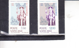 VATICANO  1984 - Sassone 749/50**  - S.Casimiro - Unused Stamps
