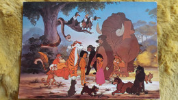 CPSM DISNEY LE LIVRE DE LA JUNGLE JUNGLE BOOK MOWGLI ET SES AMIS ET ENNEMIS ED PICARD - Autres & Non Classés