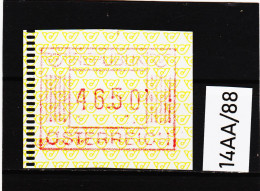 14AA/88  ÖSTERREICH 1983 AUTOMATENMARKEN 1. AUSGABE  46,50 SCHILLING   ** Postfrisch - Machine Labels [ATM]