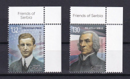 SERBIA 2023,FRIENDS OF SERBIA,PERSONS, ADAM SMITH,EDWARD RYAN,MNH - Serbia